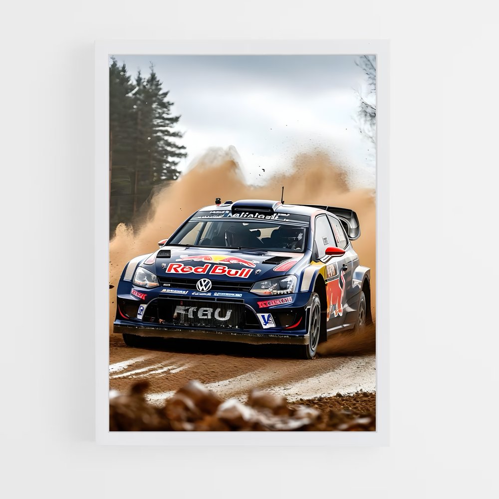 Poster Polo wrc éclatant – affiche Volkswagen (vue 3)